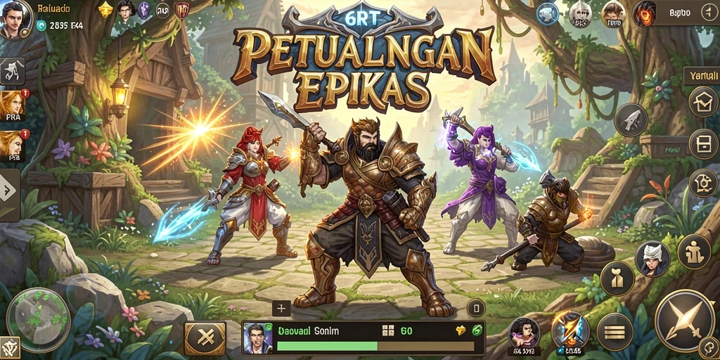 Tangkapan layar dari petualangan seru di dalam 6RT.
