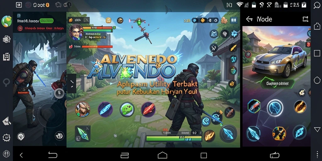 Tampilan aplikasi ALVENDO yang intuitif dan mudah digunakan.