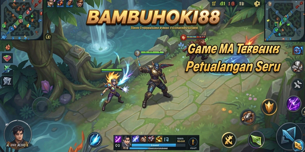 Tampilan screenshot gameplay seru dari BAMBUHOKI88 yang penuh aksi.