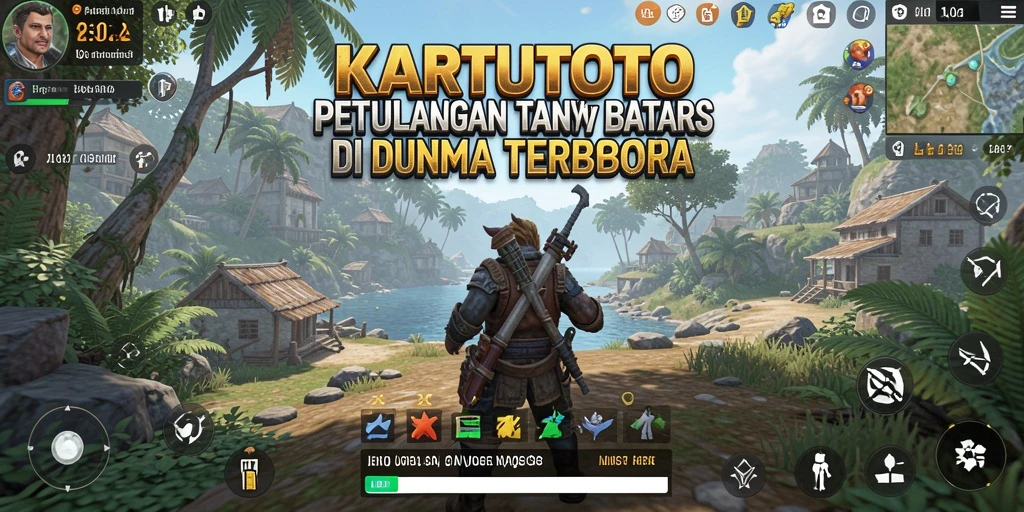 Tampilan gameplay KARTUTOTO yang mengesankan dalam dunia Open World.