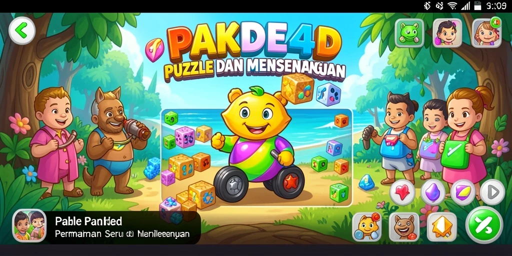 Tampilan gameplay <strong>PAKDE4D</strong> yang menarik dan penuh tantangan.