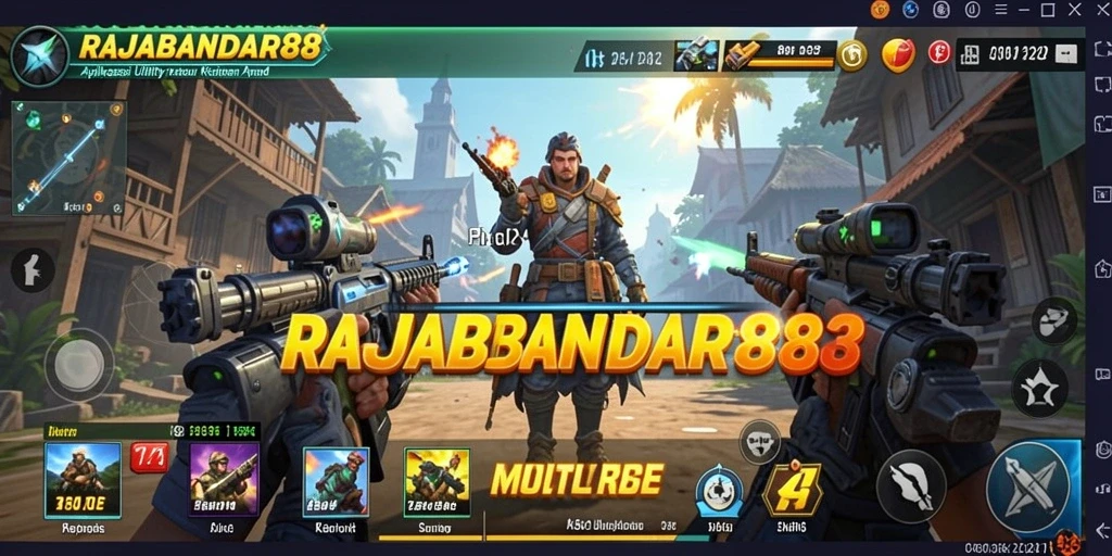 Tampilan antarmuka aplikasi RAJABANDAR88 yang sederhana dan fungsional.