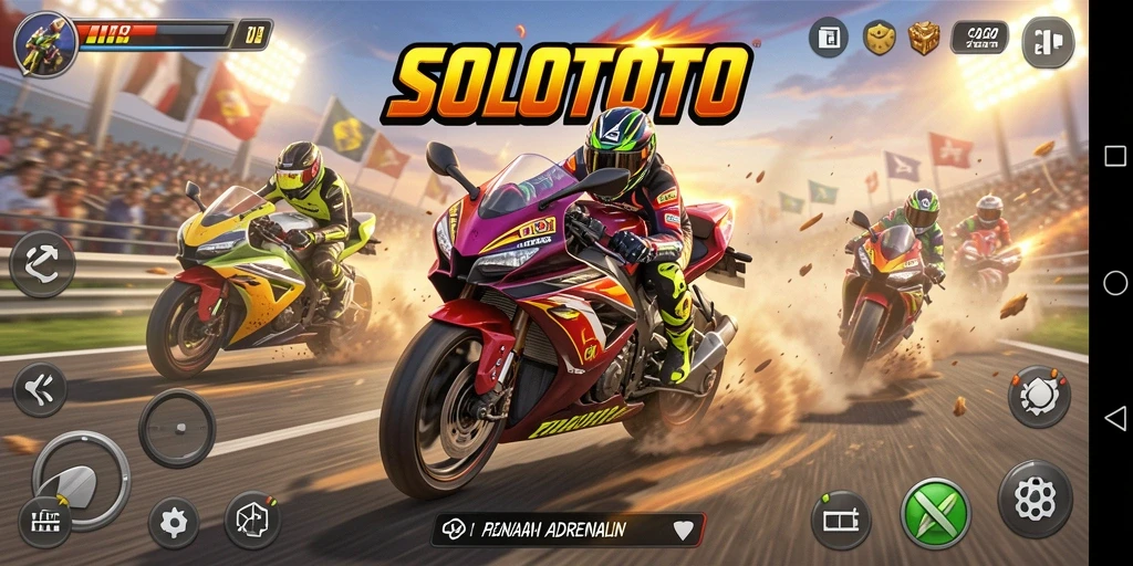 Tampilan gameplay menarik dalam SOLOTOTO yang penuh adrenalin.