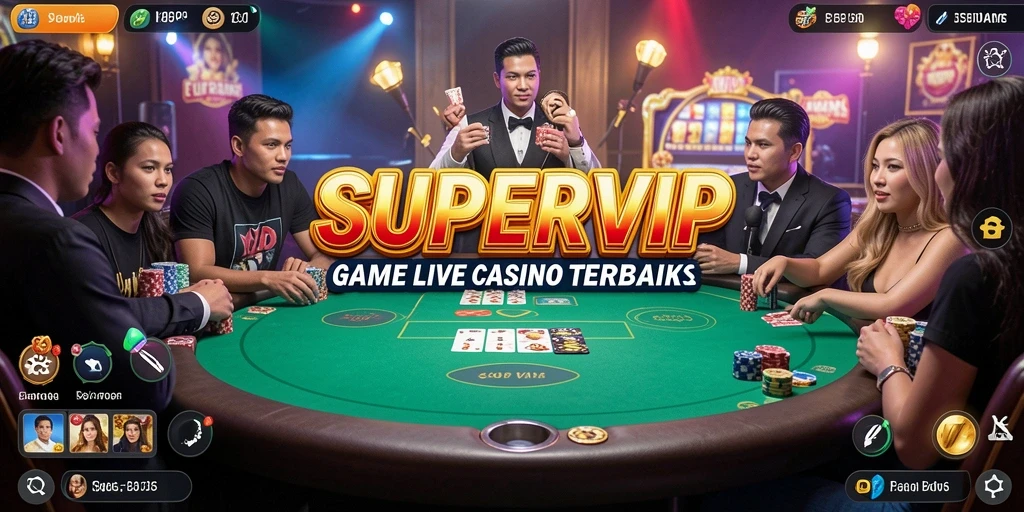 Gameplay Live Casino yang menakjubkan di SUPERVIP.
