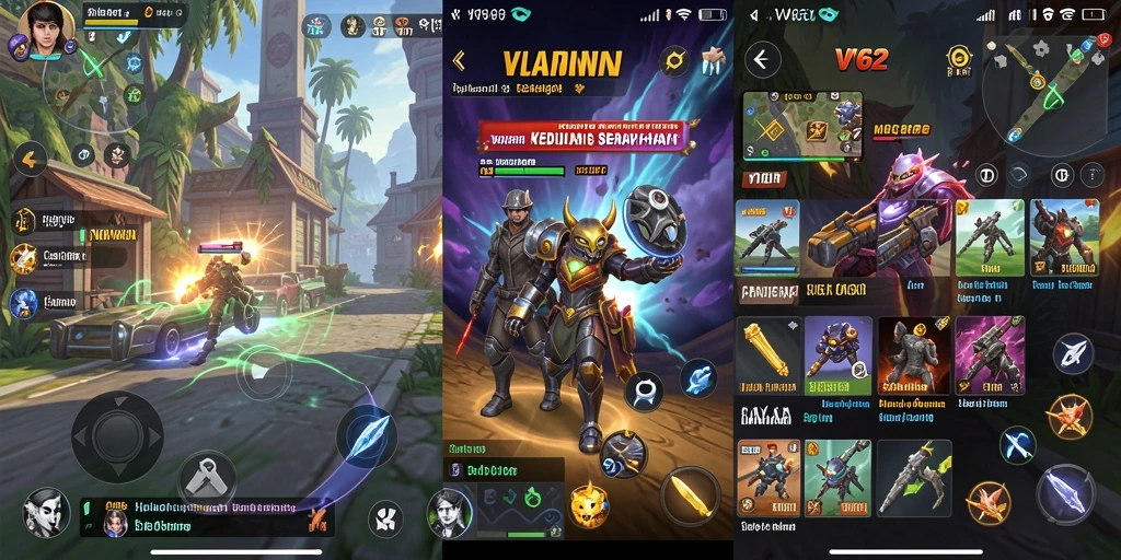 Tampilan antarmuka <strong>VV62</strong> yang sederhana dan intuitif.